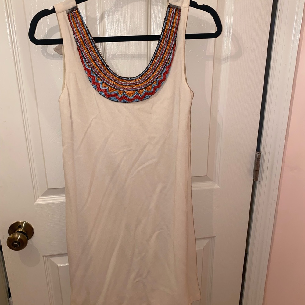 Beaded Neck Dress